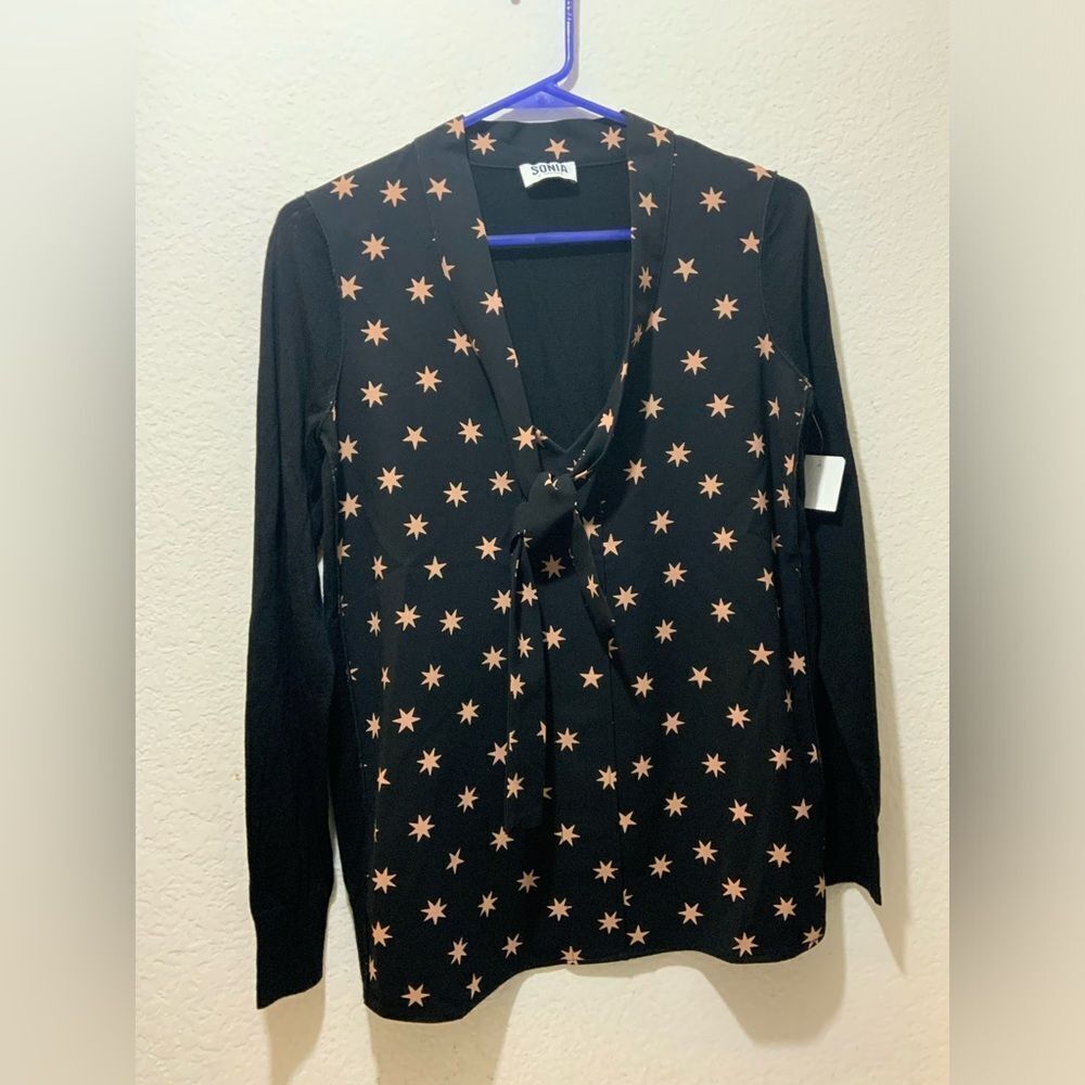 Sonia Rykiel 100% wool women black sweater new without tags